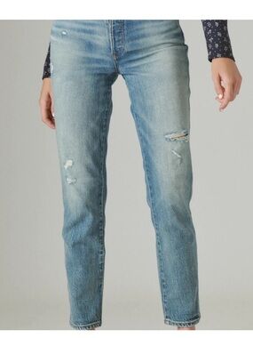 Lucky Brand High Rise Mom Jean Drew - Size 26